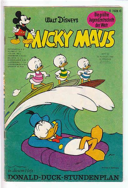 Micky Maus 1969: Nr. 34: