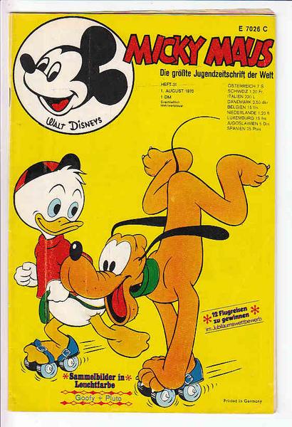 Micky Maus 1970: Nr. 31: