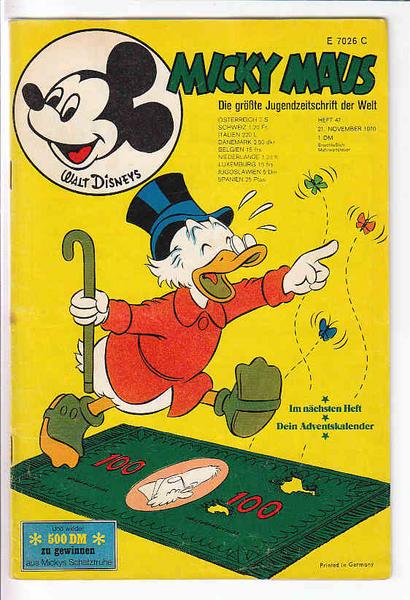 Micky Maus 1970: Nr. 47: