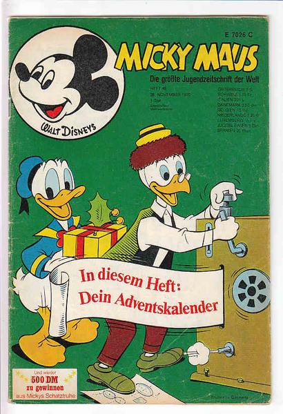 Micky Maus 1970: Nr. 48: