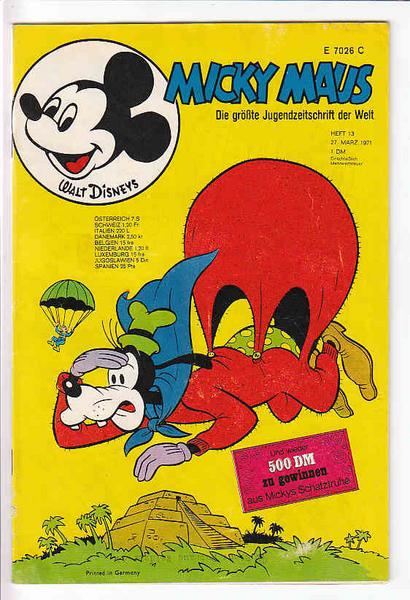 Micky Maus 1971: Nr. 13: