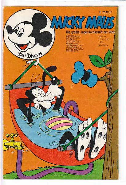 Micky Maus 1971: Nr. 30: