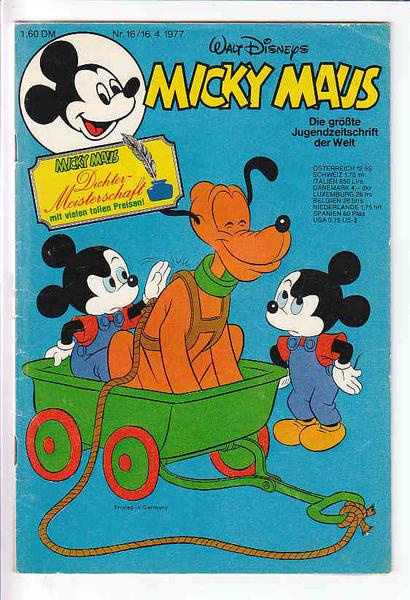 Micky Maus 1977: Nr. 16: