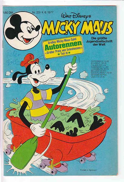 Micky Maus 1977: Nr. 23: