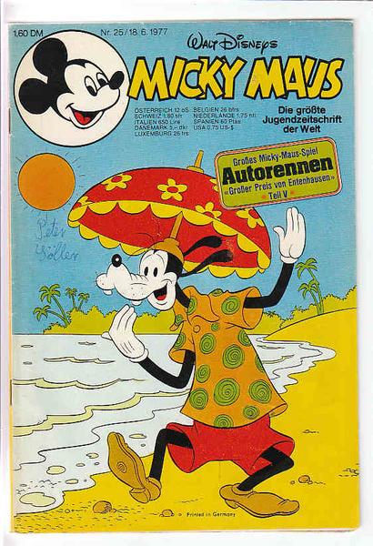 Micky Maus 1977: Nr. 25: