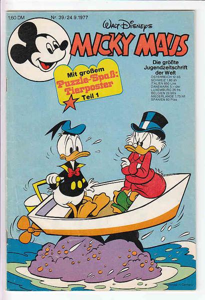 Micky Maus 1977: Nr. 39: