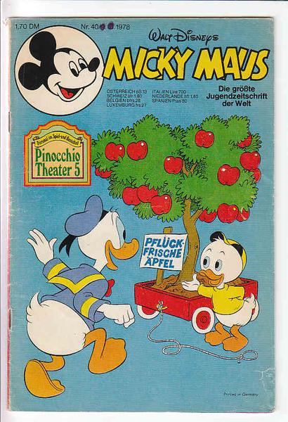 Micky Maus 1978: Nr. 40: