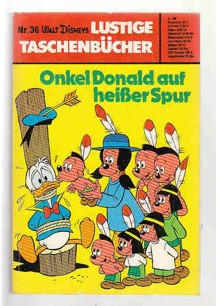 Walt Disneys Lustige Taschenbücher 36: Onkel Donald auf heißer Spur (1. Auflage) (LTB)