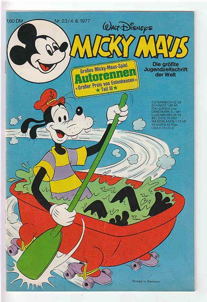 Micky Maus 1977: Nr. 23: