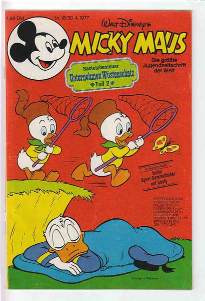 Micky Maus 1977: Nr. 18: