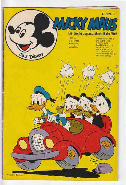 Micky Maus 1970: Nr. 23: