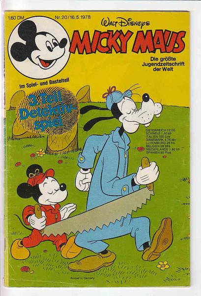 Micky Maus 1978: Nr. 20: