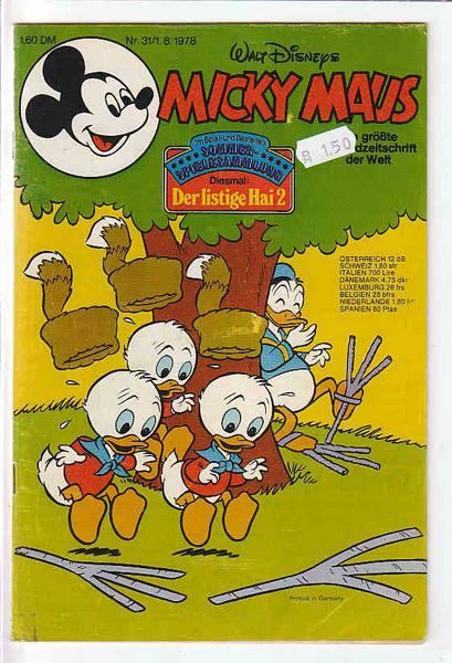 Micky Maus 1978: Nr. 31: