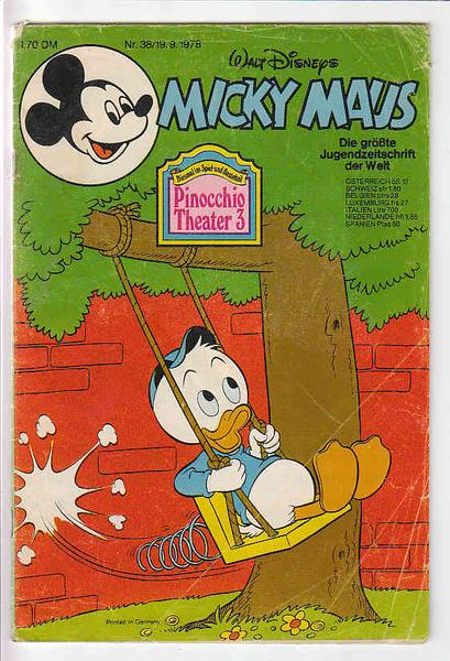 Micky Maus 1978: Nr. 38: