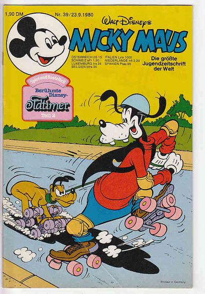 Micky Maus 1980: Nr. 39: