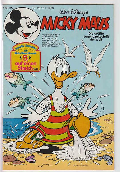 Micky Maus 1980: Nr. 28: