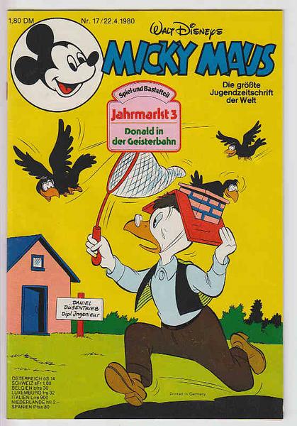 Micky Maus 1980: Nr. 17: