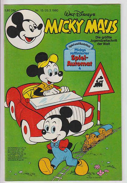 Micky Maus 1980: Nr. 13: