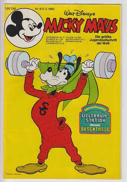 Micky Maus 1980: Nr. 6:
