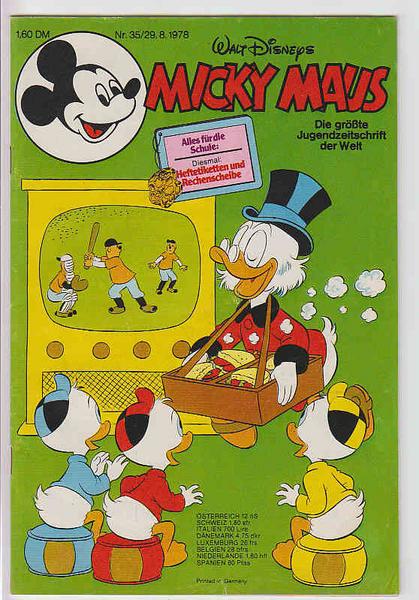 Micky Maus 1978: Nr. 35: