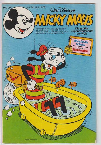 Micky Maus 1978: Nr. 34: