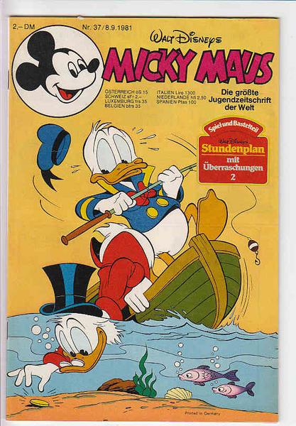 Micky Maus 1981: Nr. 37: