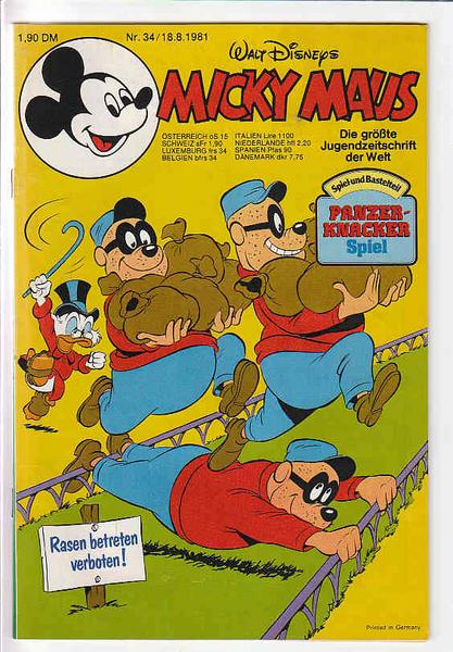 Micky Maus 1981: Nr. 34: