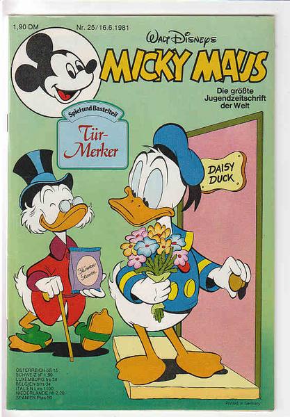 Micky Maus 1981: Nr. 25: