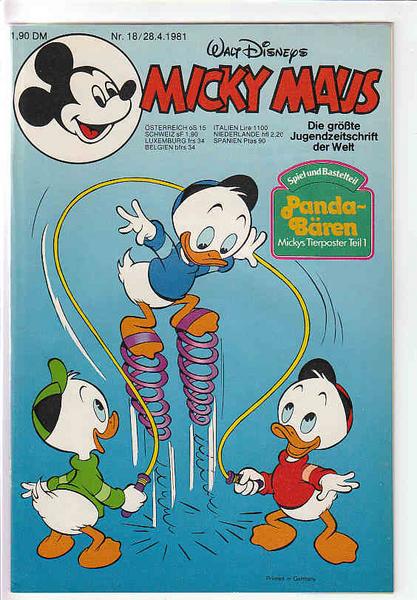 Micky Maus 1981: Nr. 18:
