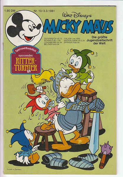 Micky Maus 1981: Nr. 10: