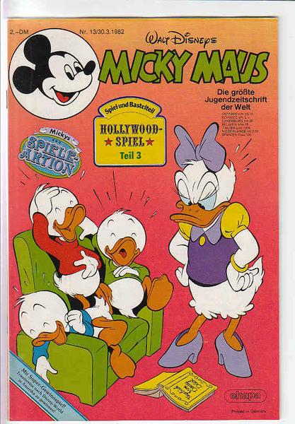 Micky Maus 1982: Nr. 13: