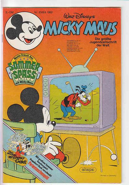 Micky Maus 1982: Nr. 23: