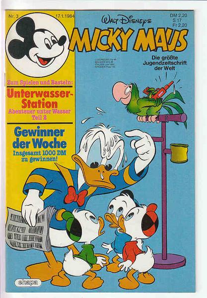 Micky Maus 1984: Nr. 3: