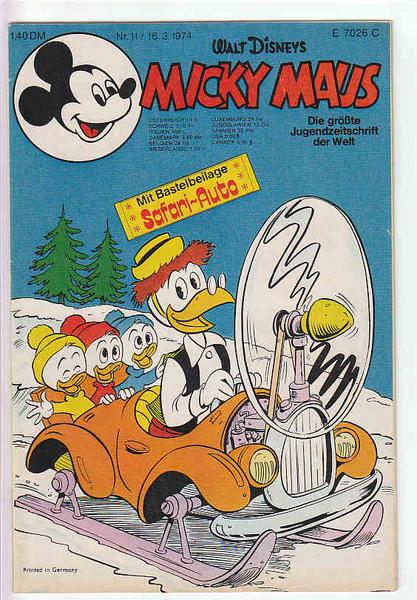 Micky Maus 1974: Nr. 11: