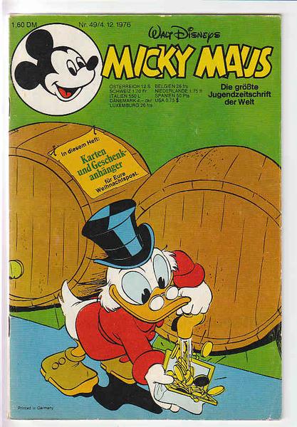 Micky Maus 1976: Nr. 49: