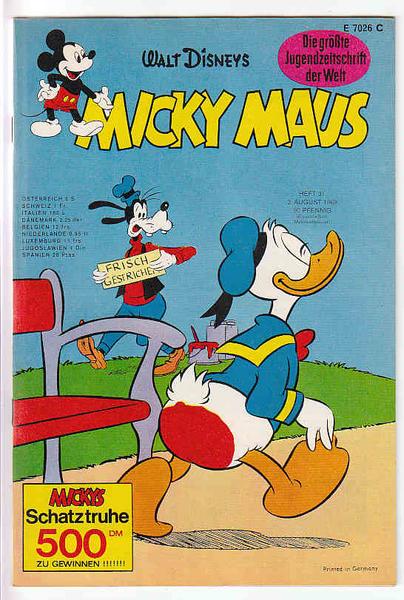 Micky Maus 1969: Nr. 31: