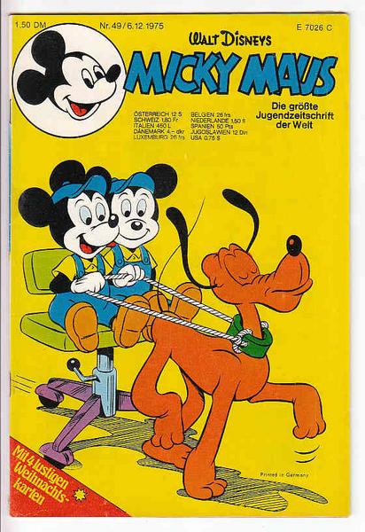 Micky Maus 1975: Nr. 49: