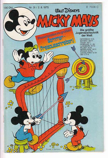 Micky Maus 1975: Nr. 31: