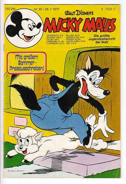 Micky Maus 1975: Nr. 30:
