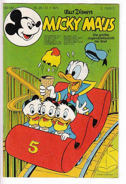 Micky Maus 1975: Nr. 28: