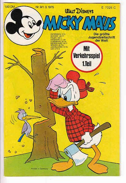 Micky Maus 1975: Nr. 9: