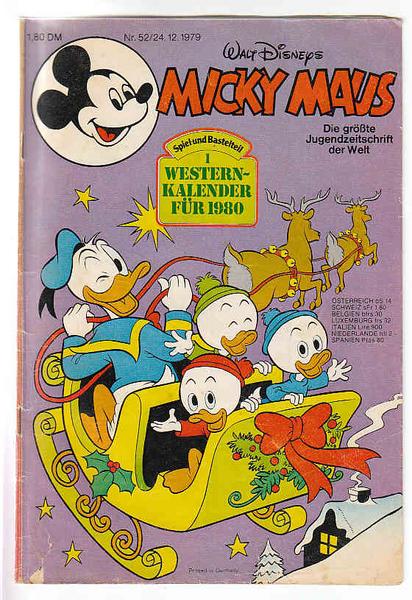 Micky Maus 1979: Nr. 52: