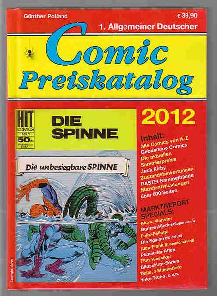 Comic Preiskatalog (37): 2012 (Hardcover)