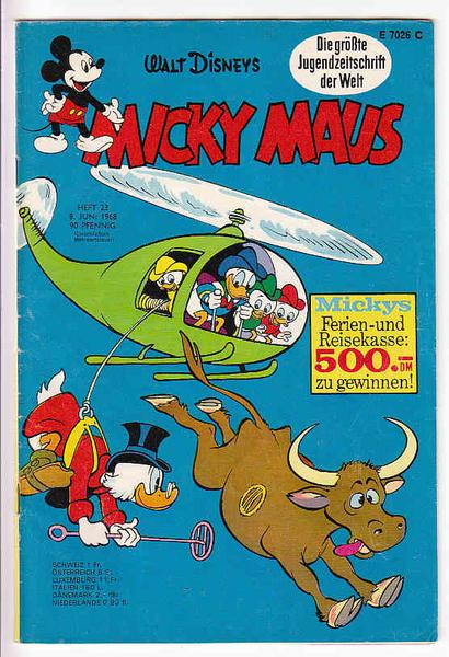 Micky Maus 1968: Nr. 23: