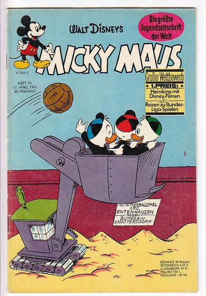 Micky Maus 1965: Nr. 16: