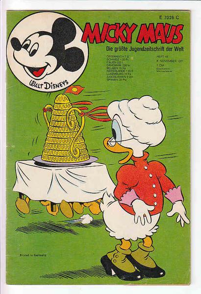 Micky Maus 1971: Nr. 45: