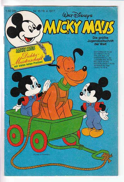 Micky Maus 1977: Nr. 16: