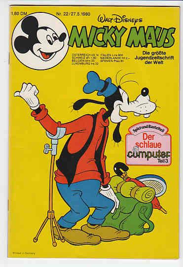 Micky Maus 1980: Nr. 22:
