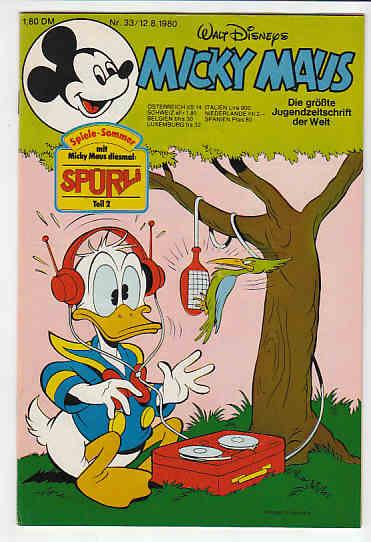 Micky Maus 1980: Nr. 33: