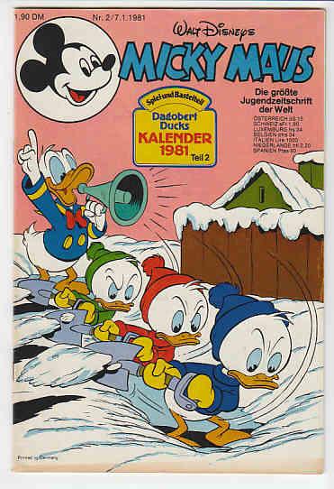 Micky Maus 1981: Nr. 2: